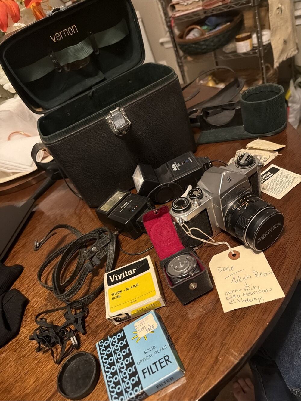 Vintage Honeywell Pentax H1a Camera Lot As-is